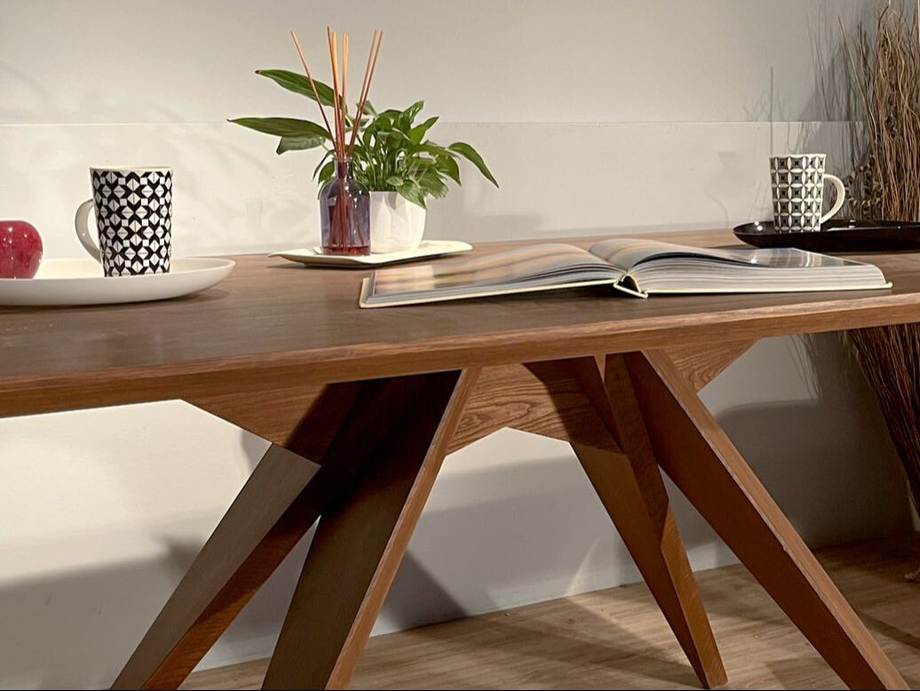 tavolo ecologico in vero legno