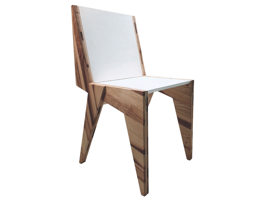sedia in legno massello